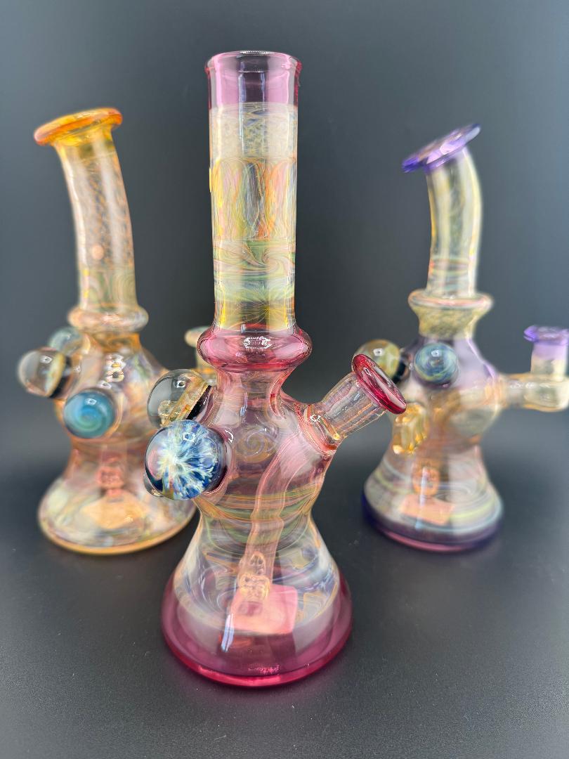 Royals Glass Fumed Purple Rig 10mm 90°