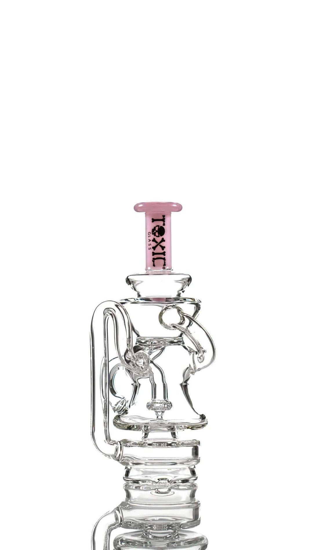 Toxic Glass TXAT15 Recycler attachment, designed for Puffco devices, featuring superior filtration and high-quality craftsmanship.