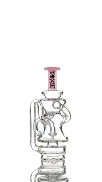 Toxic Glass TXAT15 Recycler attachment, designed for Puffco devices, featuring superior filtration and high-quality craftsmanship.