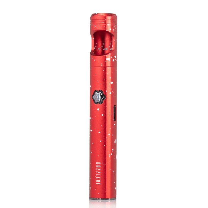 DazzLeaf HANDii 510 Battery in red, featuring a slim design and adjustable voltage levels for portable vapor enjoyment.