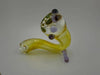 Danny W Glass Fumed Sherlock Pipe with Color Accents, handcrafted in Spokane, WA for unique smoking experience.
