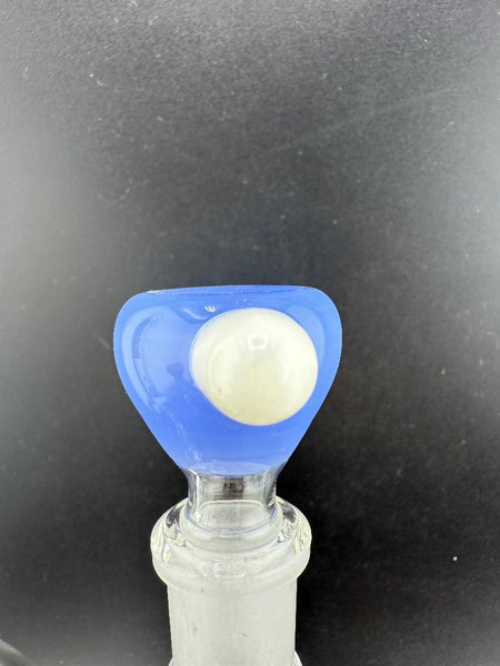 Highgrade Glass Single Color Blue 14mm Bowl piece