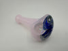 Mop Head Glass Dry Pipe - Luster w/ Wig Wag Cap and Opal Attachment