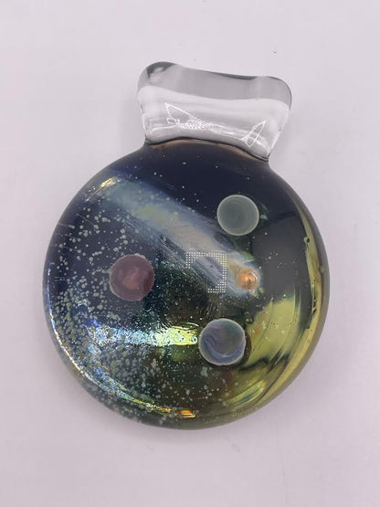 Tim Doane Glass Pendant  - Space Scene