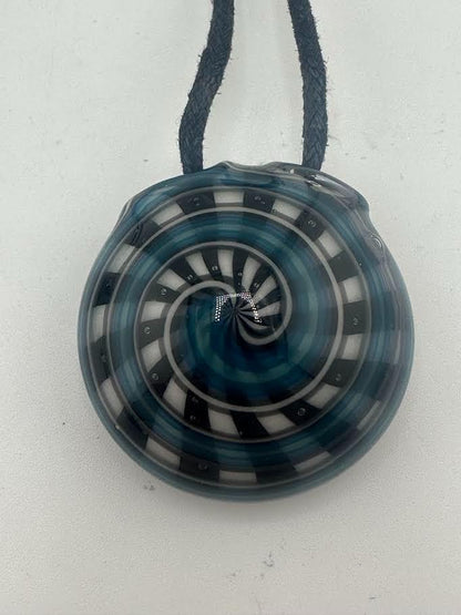 Crondo Glass Pendant  - Double Layer Wig Wag