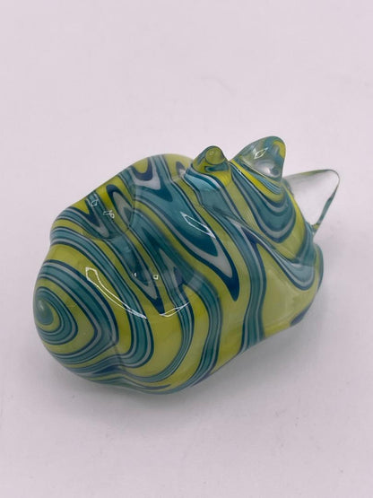 Tim Doane Glass Pendant - Wig Wag Skull
