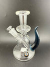 Pugsley Glass Straight Neck Jammer w/ Colored Horn & opal 10mm 45°