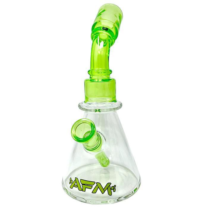 AFM Glass 8" One Shot Clear Glass Mini Dab Rig 14mm 45°