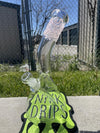MJHoG 12" Flower Beaker – Bent Neck w/ Color Accent