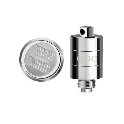 Yocan Torch Quartz Dual Coils with stainless steel finish and quartz technology for optimal vaping experience.