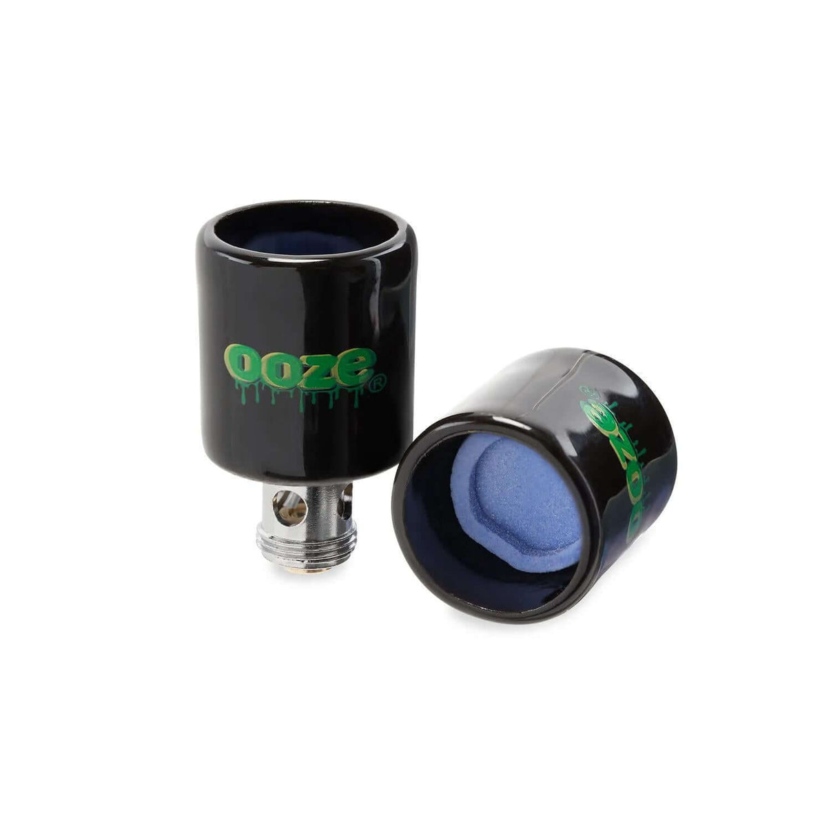 Ooze black ceramic core atomizer for vaporizer, featuring efficient heat for easy cleaning.