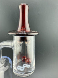 HighGrade Glass Red Full Color Red Spinner Cap