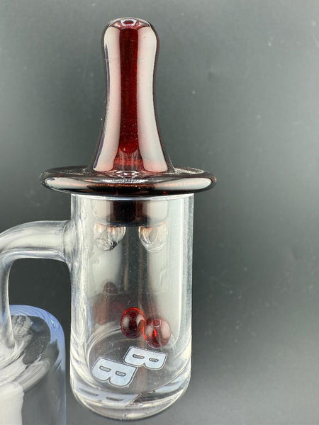 HighGrade Glass Red Full Color Red Spinner Cap