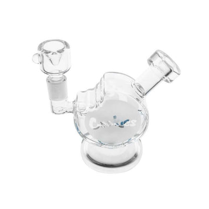 Cookie Bite Bubbler - Durable borosilicate glass pipe with iconic cookie design for a smooth smoking experience.