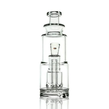 Iridescent Glass Stacked Puffco Peak Attachment Glass Replacement - V2 Chugger