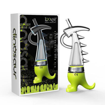 Lookah Dinosaur E-Rig: Innovative electric dab rig designed for precision and user-friendly dabbing.