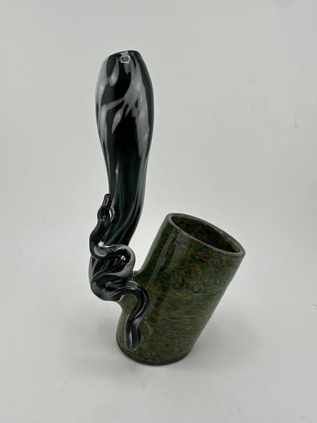Paulson Pieces Puffco Proxy Glass Attachment - Green Swirl