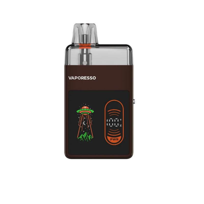 Vaporesso Eco Nano Pro device showcasing 6mL pod, dynamic display, and side switch for airflow control.