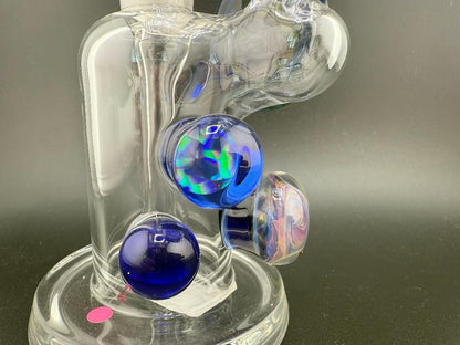 Beer Glass w/ Opal Coin Marble 10mm 90°