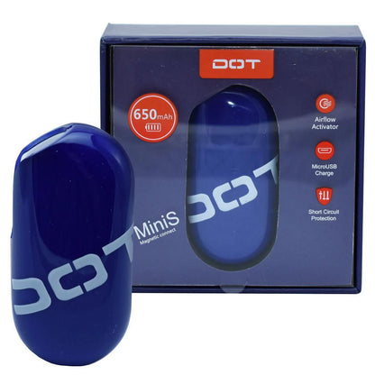 Dot Mini-S 510 Battery in blue packaging with features and specifications displayed prominently.