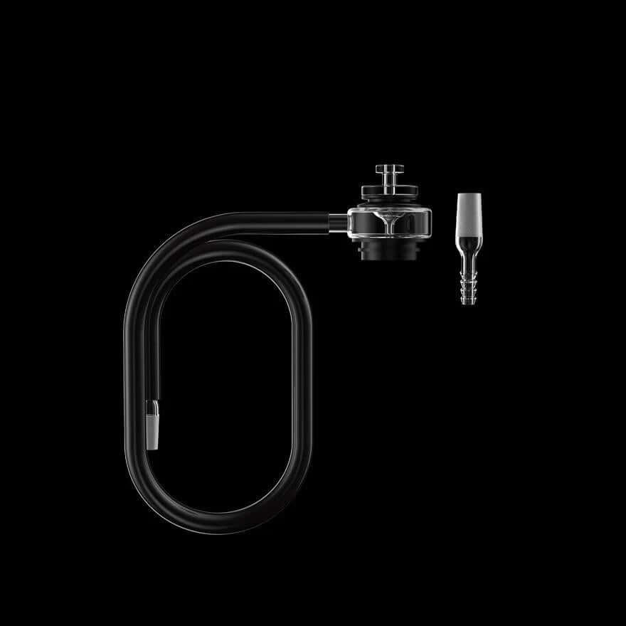 Dr Dabber Boost Evo TDE Whip Attachment for enhanced dab rig experience and glass integration.