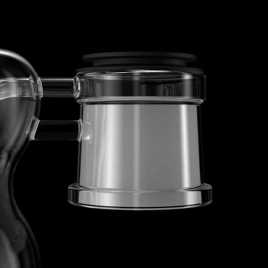 Dr Dabber Switch Glass Carb Cap with silicone seal, enhancing airflow and vapor density for optimal experience.