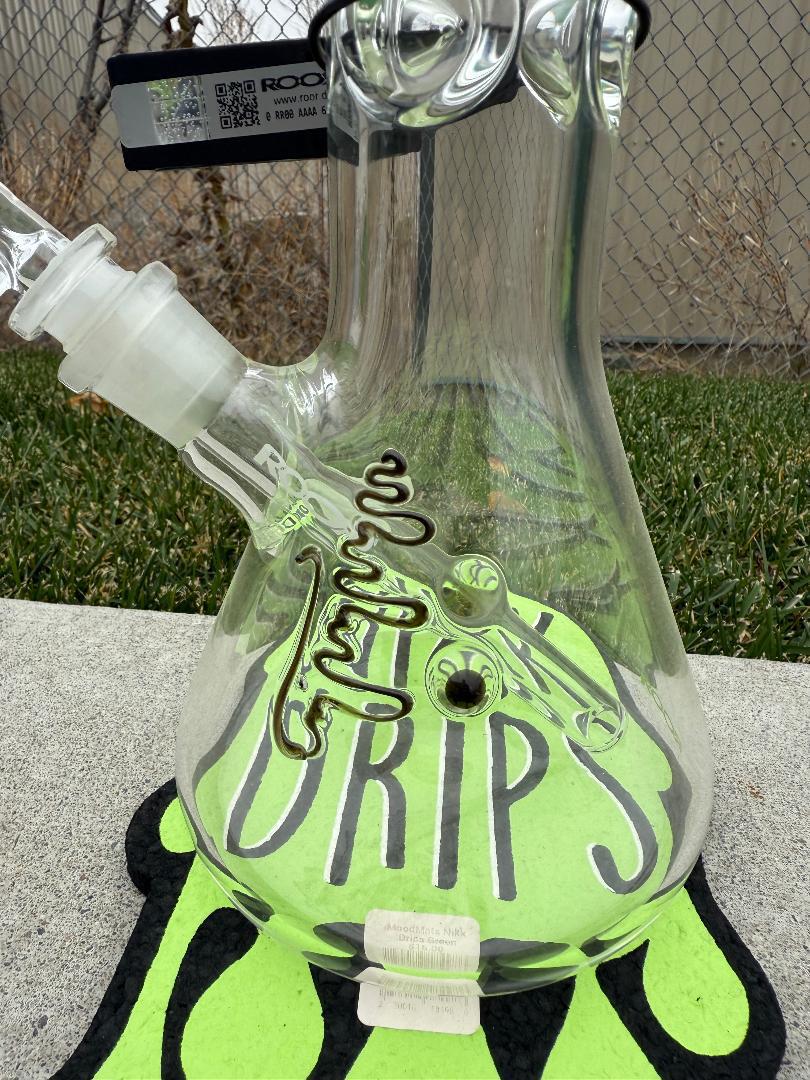 ROOR Glass 18" Beaker 50 x 7mm Thick 14mm 45° - Green