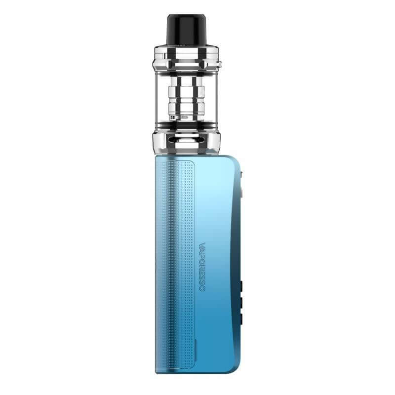 Vaporesso Gen 80 S iTank 2 Kit in blue, showcasing its sleek design and advanced vaping capabilities.