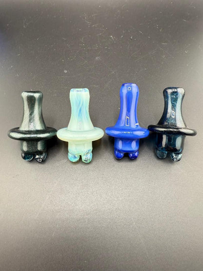 HighGrade Glass Full Color Blue Spinner Cap