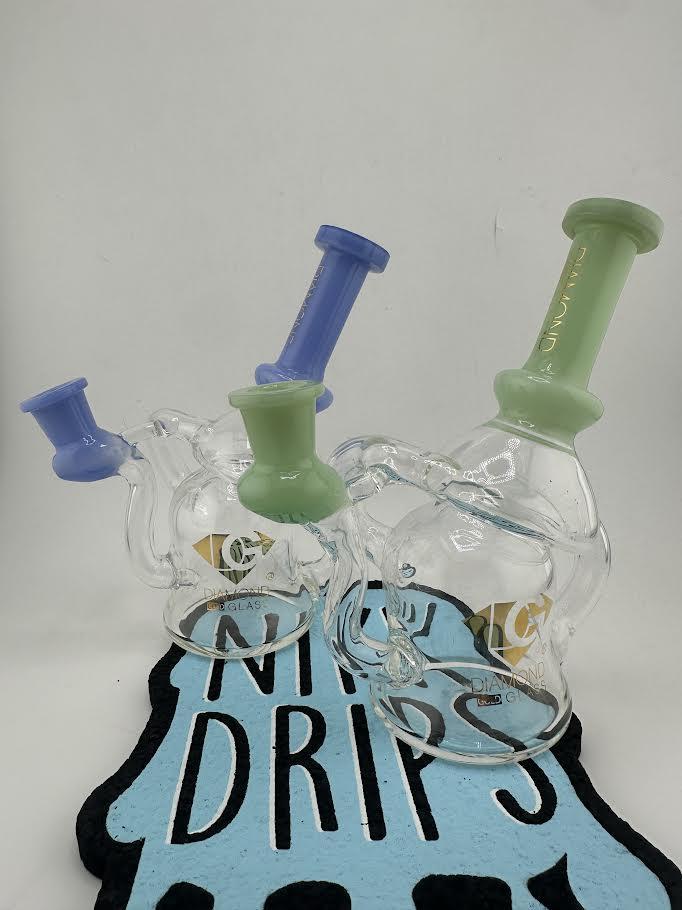 Diamond Glass 7" Orbital Recycler 14mm