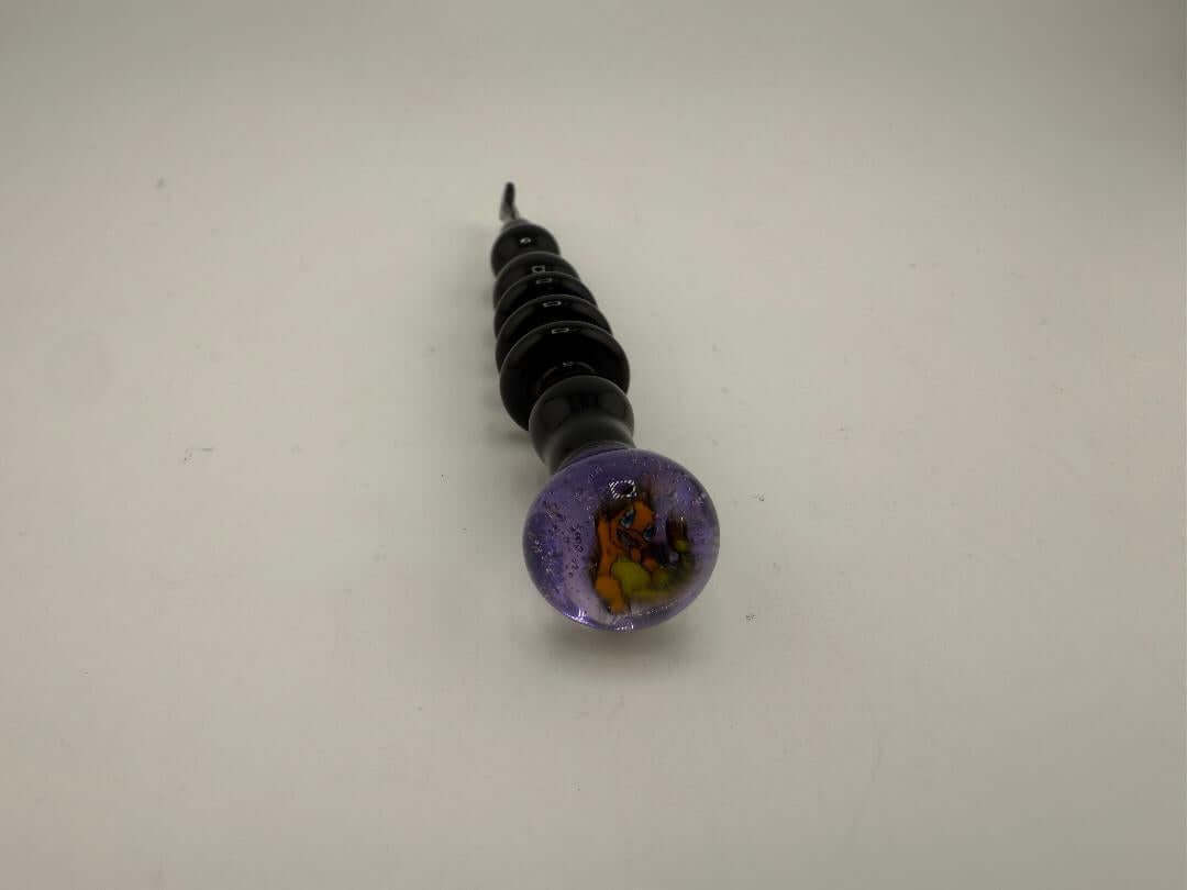 Paulson Pieces Glass Milli Dab Tool Collection: 1Piece Charmander purple spokane wa heady glass American made
