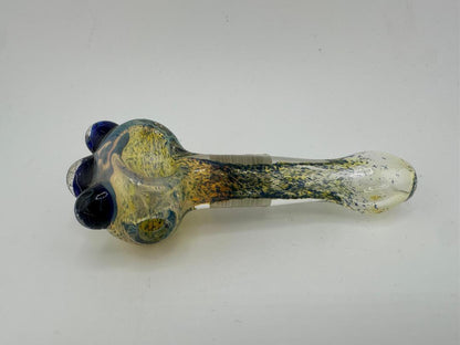 Mop Head Glass Dry Pipe - Full Color Frit