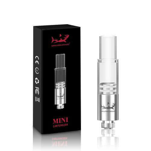 Hamilton Devices Mini Cartomizer with packaging, showcasing sleek design and durable build.