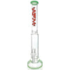 AFM Glass 14" Shower Disc Perc Glass Straight Tube 14mm 90°