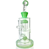 AFM Glass 10" Astor Double Perc Dab Rig M006 14mm 90°
