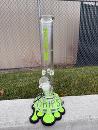 ROOR Glass 14" Straight 50 x 7mm Thick 14mm 45° - Green