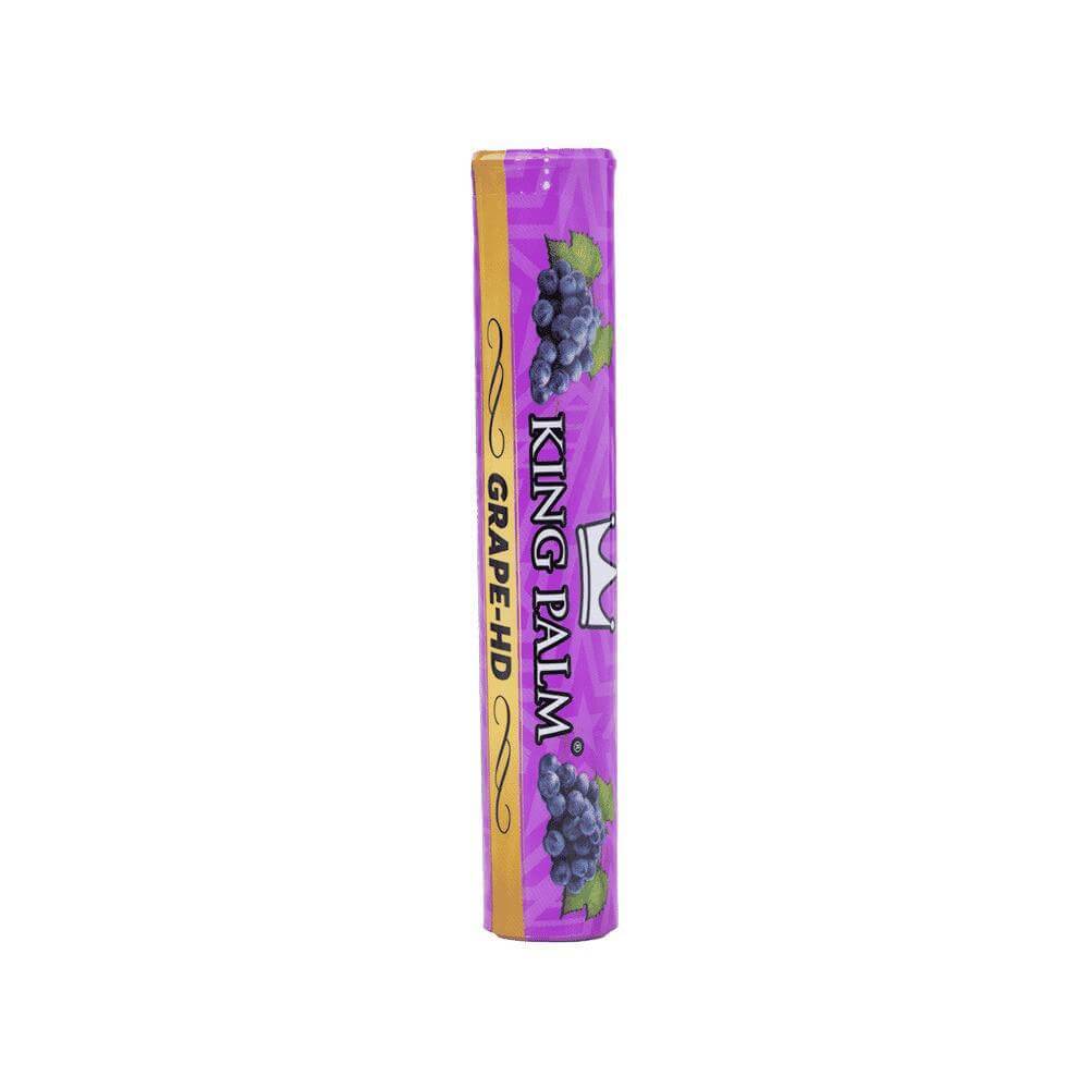 King Palm Hemp Wrap Single in Grape HD flavor, crafted from all-natural hemp for a smooth smoking experience.