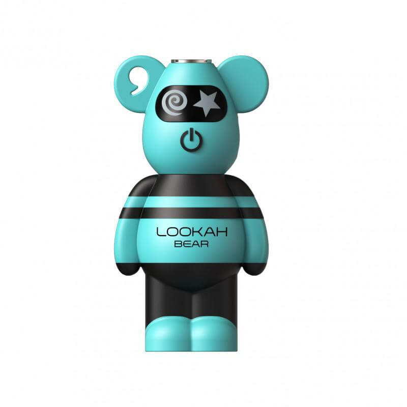 Lookah Bear 510 Battery in adorable design with soft silicone body in limited edition tie dye color.