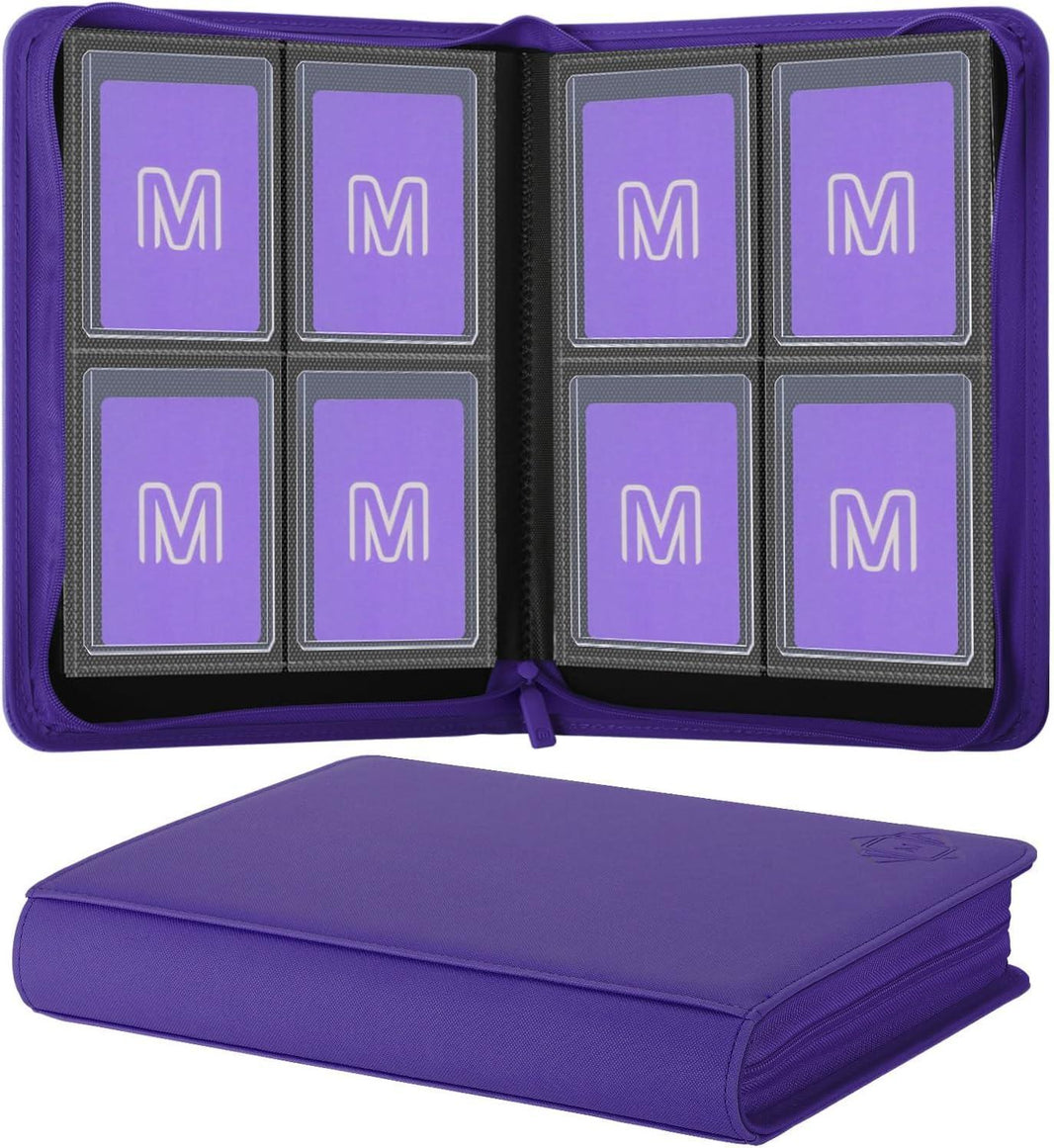 Toploader Binder - 4-Pocket Side-Loading Trading Card Album - Holds 128 Cards