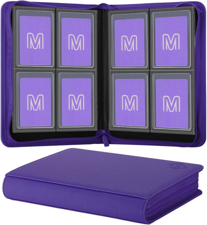 Toploader Binder - 4-Pocket Side-Loading Trading Card Album - Holds 128 Cards