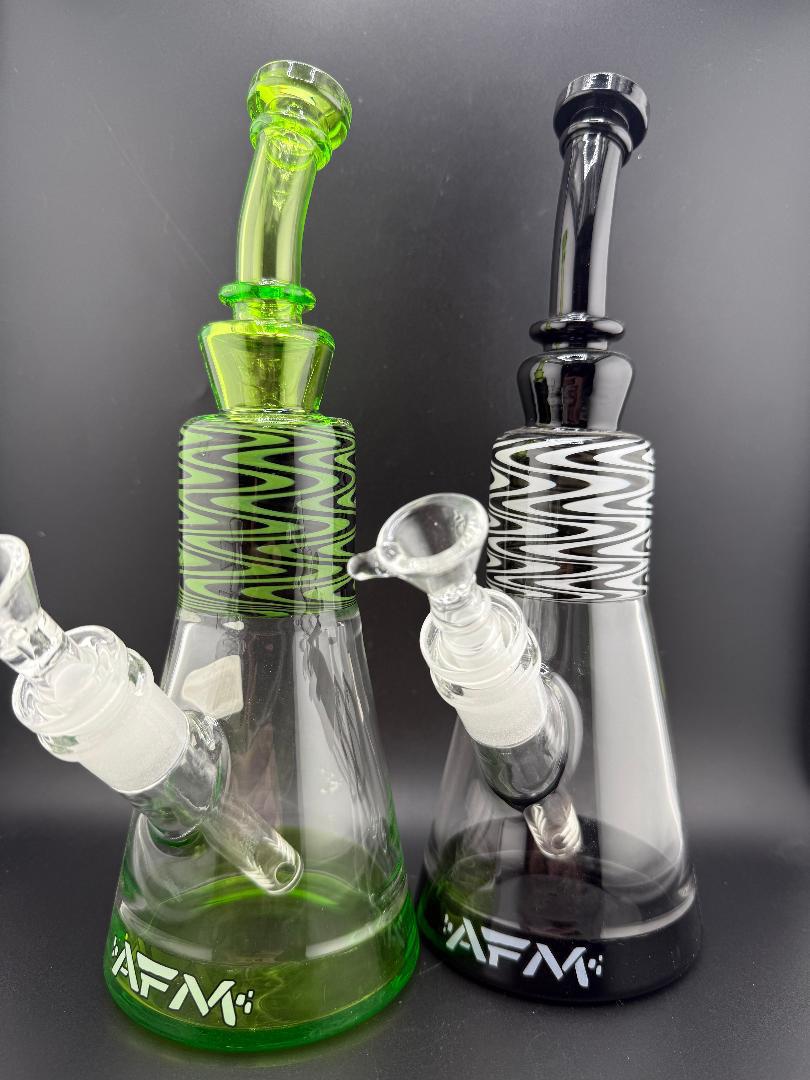 AFM Glass T416 Wig Wag Worked Beaker 14mm 45°