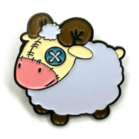 Kolorspun Enamel Pin - Plush Sheep