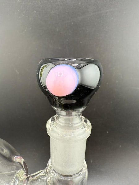 Highgrade Glass Single Color Black 14mm Bowl piece