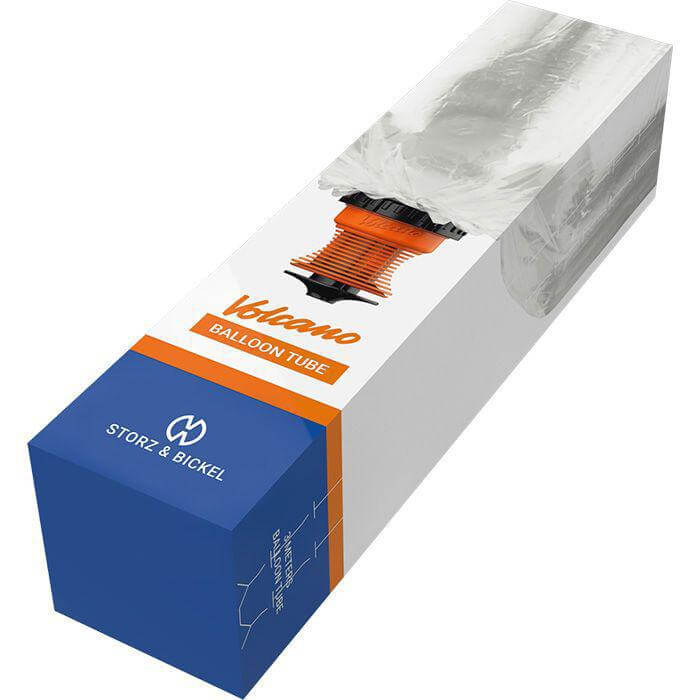 Storz & Bickel Volcano Balloon Tube packaging for vaporizer, showcasing durable heat-proof material.