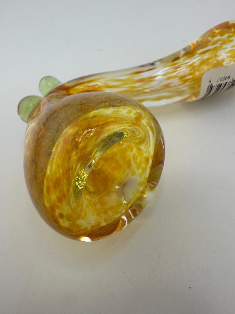 Elbow Tim Glass Dry Pipe - Fumed Frit Sherlock