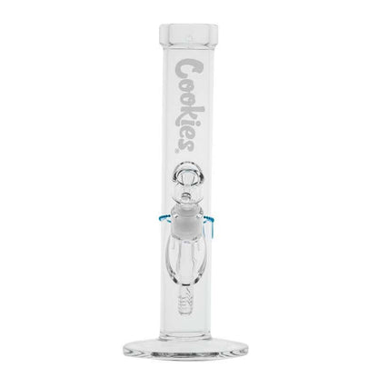 Cookies Original Straight Water Pipe made of premium borosilicate glass with a classic straight design.