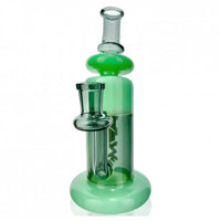 AFM Glass TX012 14mm 90° downstem in green, featuring smooth airflow and superior filtration.