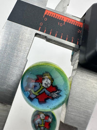 Paulson Pieces 20mm Slurper Marble – Retro Vault Mascot-Inspired Millie