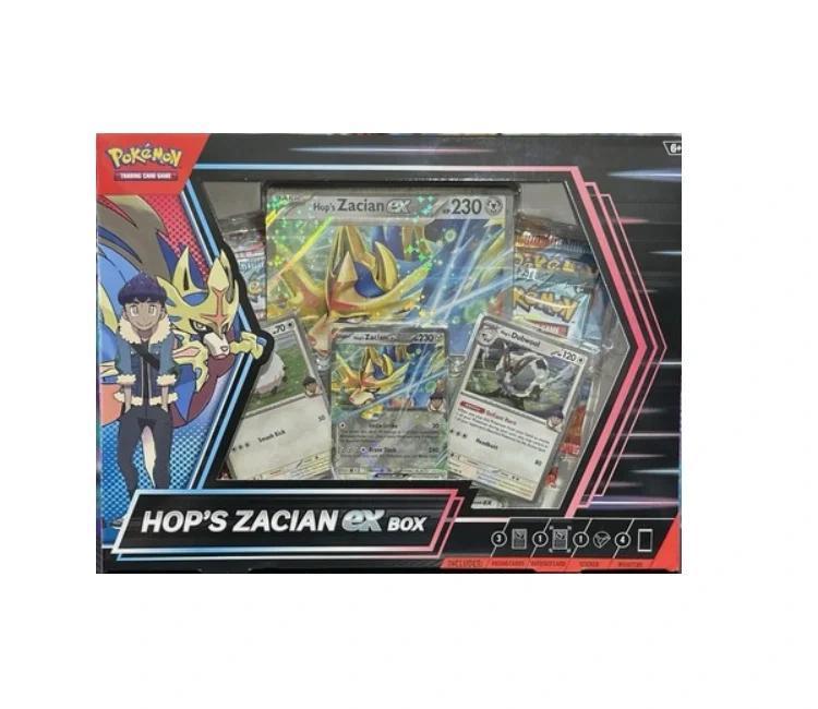 Pokémon TCG Hop’s Zacian ex Box – 4 Booster Packs + Promo Cards | Factory Sealed