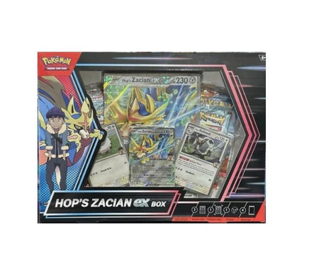 Pokémon TCG Hop’s Zacian ex Box – 4 Booster Packs + Promo Cards | Factory Sealed
